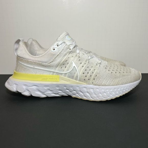 Nike White and Yellow Athletic Shoes - Picture 2 of 9